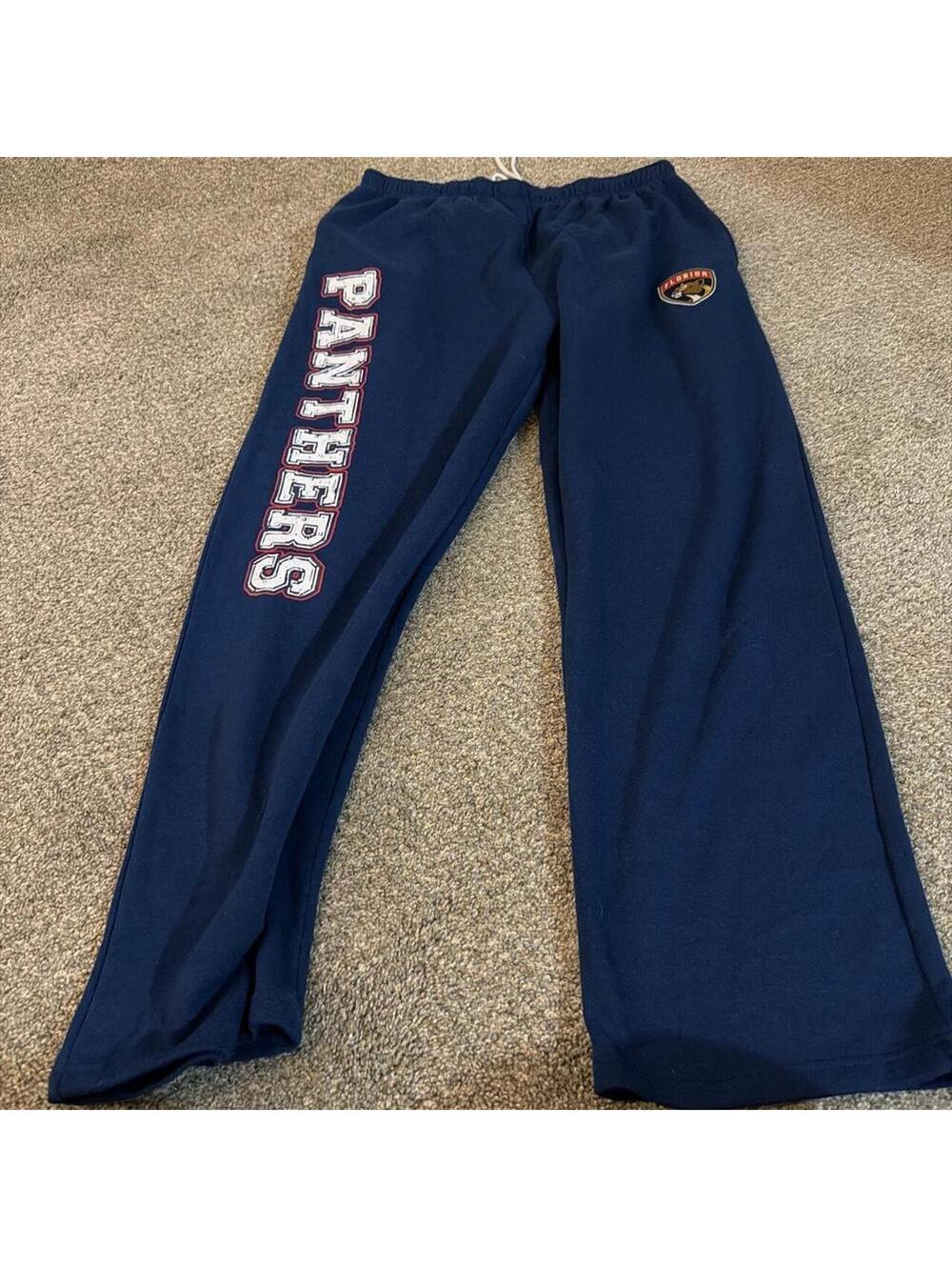 NHL Men's Navy and Blue Joggers-tracksuit
